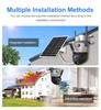 Wireless Solar-Powered Outdoor Night Vision Surveillance Camera with Low Power Consumption