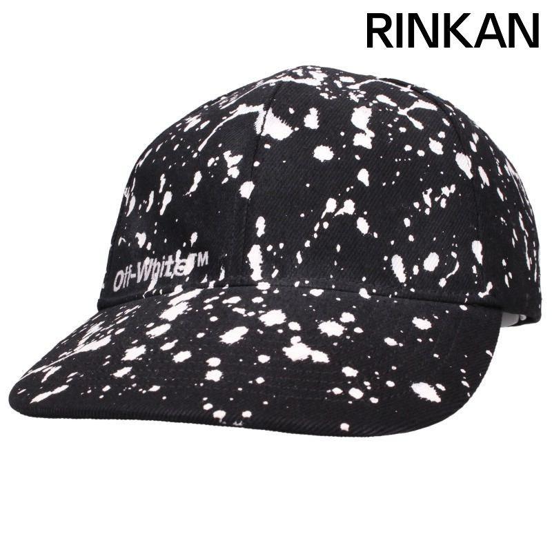 Used Off-white OMLB041F22FAB010 Painted Baseball Cap Men s ONE SIZE