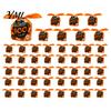 Clear Plastic Snack Pouches for Retail 48 Pcs Halloween Candy Bags, Kids Trick or Treat Goodie Cute Rabbit Portable Bags School Events Ear Small Gift