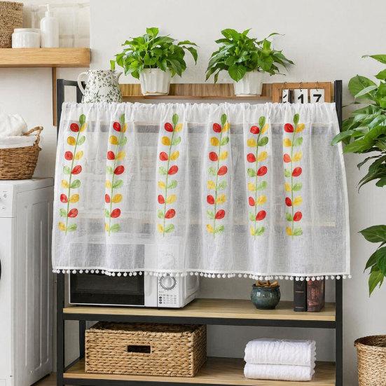 Partition Door Curtain, Soft Light Polyester Curtain, Blocking Views And Oil Fumes Curtain, Protect Privacy Drapes for Kitchen Door
