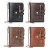 Classic Short PU Leather Wallet Cash And Card Storage Purse With Chain For Men Women Daily Use And Gifting