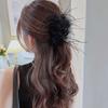 Women Hair Clip Faux Feather Decor Anti-slip Teeth Back Head Hair Claw Cartoon Styles Shark Hair Clip Hair Accessories