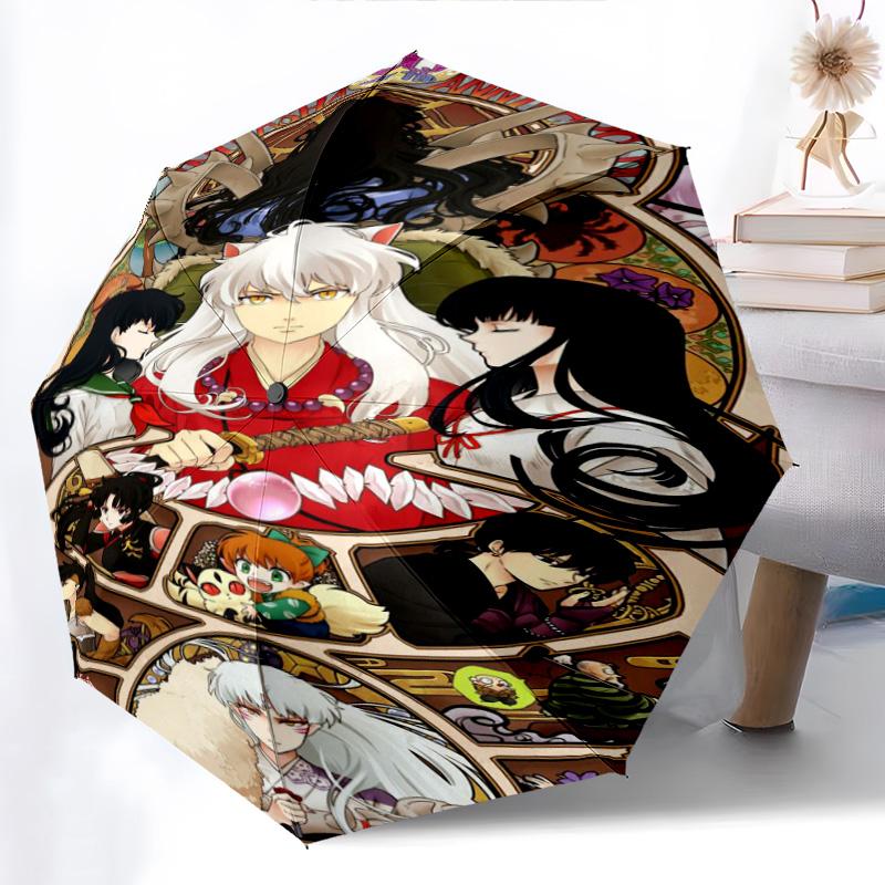 Fantasy Anime Artistry Folding umbrella Suitable for all seasons Suitable for all seasons Gift printing travel