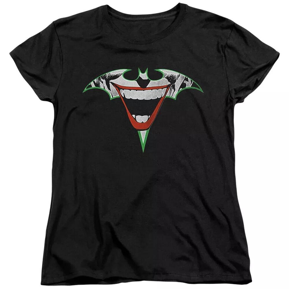 Batman  Joker Bat Logo  Women s T-Shirt S