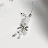 Christmas Keychain Detachable Snowman Snowflake Phone Lanyard for Fashion Lovers