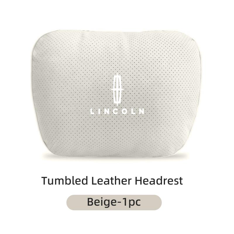 

Car Seat Headrest Fur Neck Rest Cushion Protective Pillow Auto Accessories For Lincoln MKZ MKX Aviator Navigator Continental бежевый