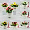 Camellia Sp Green Plant Indoor Decor With Plastic And Silk For Home And Wedding Use