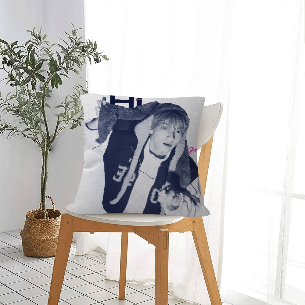 Kpop Group TxT Soobin   Personalized Pillow Dust Cover Bedroom Kids Party Decoration Pillowcase Birthday Children Gift