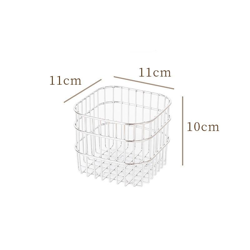 Fruit Drain Basket Kitchen Bar Stainless Steel Fruit Storage Basket Waterproof Fruit Vegetable Drainage Basket Kitchen Supplies