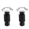 22mm 7/8" Handlebar Bar End Plug, Motorcycle Handlebar End Slider Plug Cap for Racing ATV Off-Road (Silver)