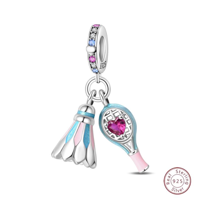 New Copper Charm Bead Mother'S Day Love Heart Family Charm Bead Pendant Fits Bracelet Womens Jewelry Gift