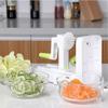 Manual Vegetable Spiralizer 4 Blades Vegetable Slicer Zucchini Noodle Maker  Curly Fries