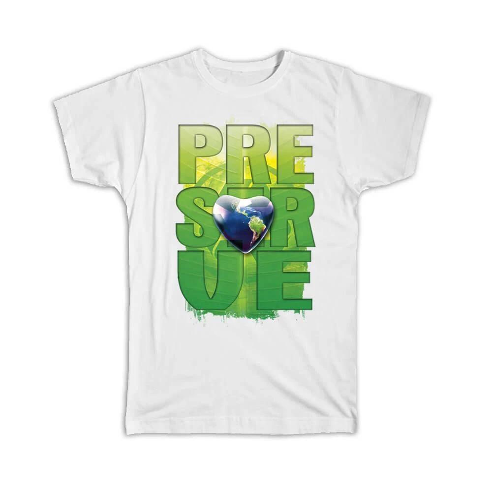 Gift T-Shirt : Ecolife Recycle Sign Heart Environment Protection Sustainability L
