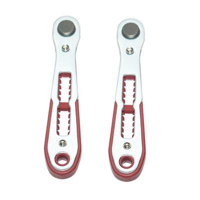 1/2pcs Multi-functional Two-way Ratchet Screwdriver Angle Right Cross Screwdriver Slotted Screwdriver Tool