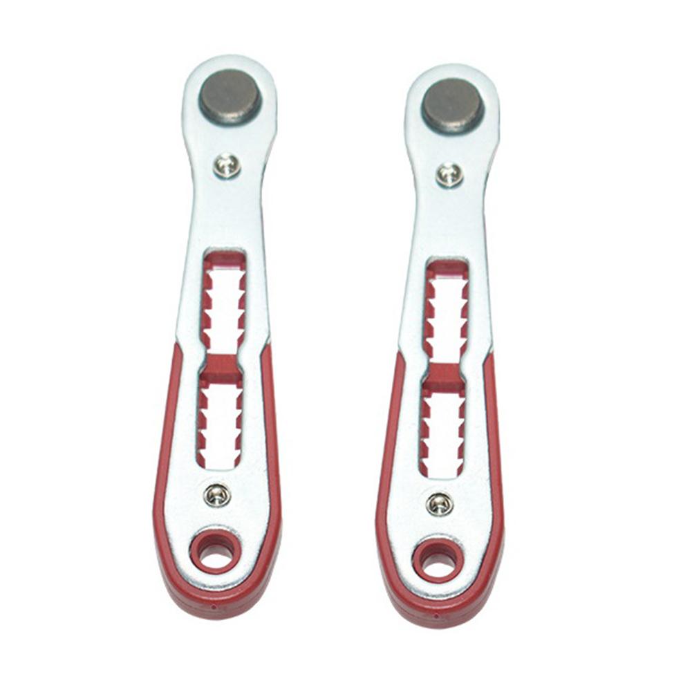 1/2pcs Multi-functional Two-way Ratchet Screwdriver Angle Right Cross Screwdriver Slotted Screwdriver Tool