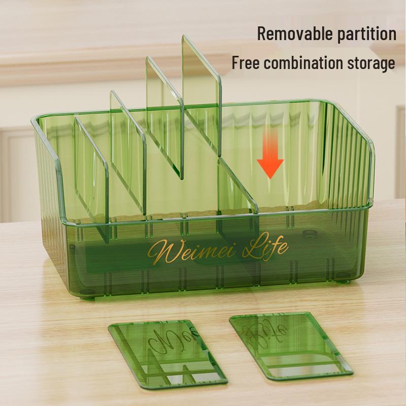Kitchen Spice Storage Box with Dispensing Jars