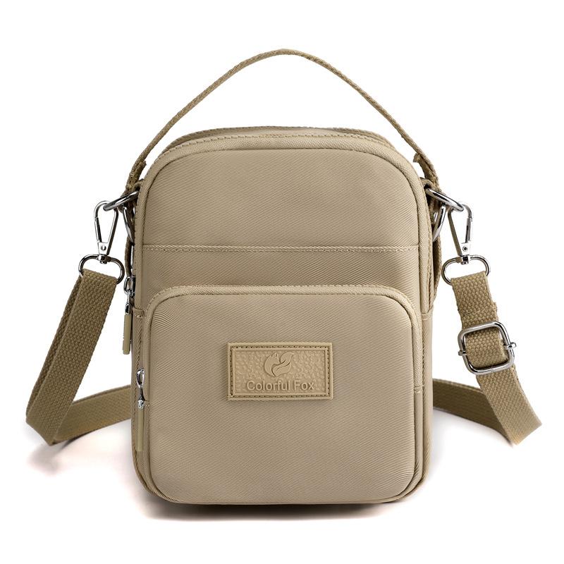 Schultertasche Damen neuer Modetrend Outdoor-Freizeit Handy-Tasche Schlüssel-Wechselgeldtasche spritzwasserabweisende Nylontasche