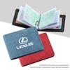 1Pcs Car Driver License Wallet ID Credit Card Holder For Lexus F SPORT CT ES GS NX IS250 CT200h IS300h ES300h ERX400h NX300h