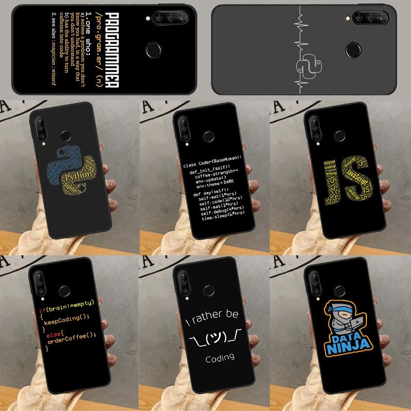 Programming Coding For Huawei P30 P40 Lite P60 Pro Nova 7i 8i 11i 12i 12s 10 9 SE Y90 Y60 Y70 Y72 Y61 Y91 Case
