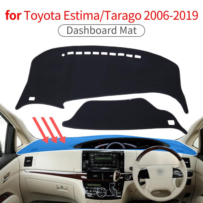 Car Dashboard Mat for Toyota Previa 50 2006-2019 XR50 Estima Tarago Sunshade Protective Carpet Dash Mat Dashmat Accessories
