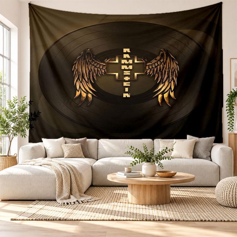 Rammstein Wall Tapestry, Soft Fabric Wall Hanging, Decorative Backdrop For Bedroom Home Wall Art