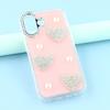 For iPhone 17 Case Rhinestone Edge Pearl Love Decor TPU+PC IMD Phone Cover