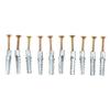 100Set 6/8Mm Wall Anchors And Screws Set Metal Expansion Plug And Self Tapping Screws Kit For Concrete Drywall Mounting