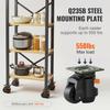 4Pcs Leveling Casters Height Adjustable Heavy Duty Swivel Universal Wheels Movable Workbench Machine Support Tools