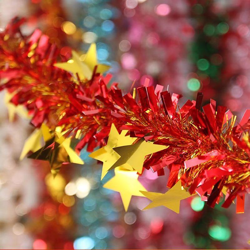 2.8M New Year's Ribbon Latte Strips Christmas Classroom Wedding Indoor Birthday Festival Wedding Decoration Wedding Arrangement
