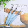 3Pcs New Plastic Drawing Pen Set Stationery Blue Water Color Brush Easy to Use Pointed Reservoir Brushes