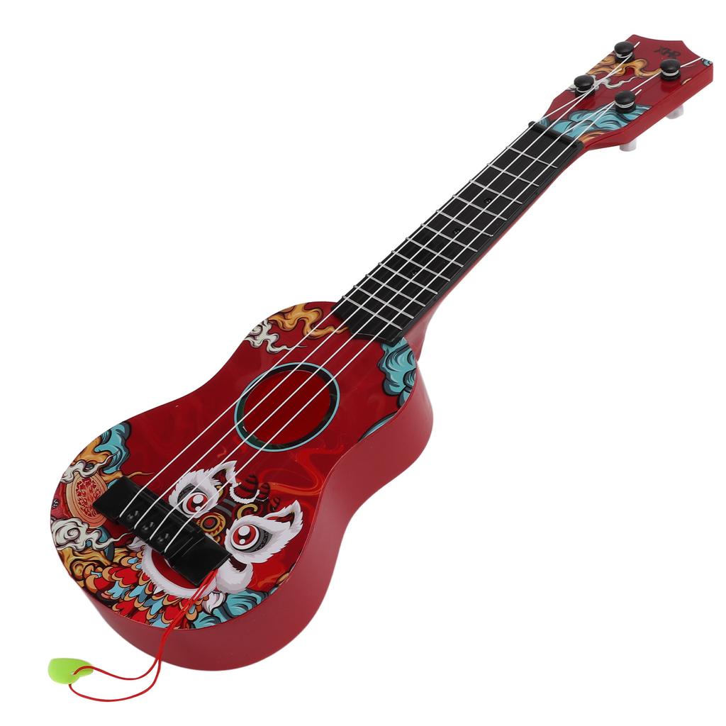 Kids Toy Ukulele Mini Plastic Guitar Musical Instrument for Preschool Children GiftRed