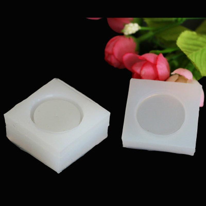 1pcs DIY Round Jewelry Making Silicone Storage Box Epoxy Resin Molds Resin Casting Craft Tool