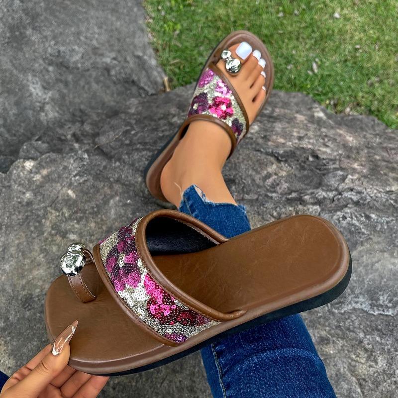 Best-selling Shoes: One-strap Beach Slippers, Flat Thick-soled Sandals, Women's Shoes