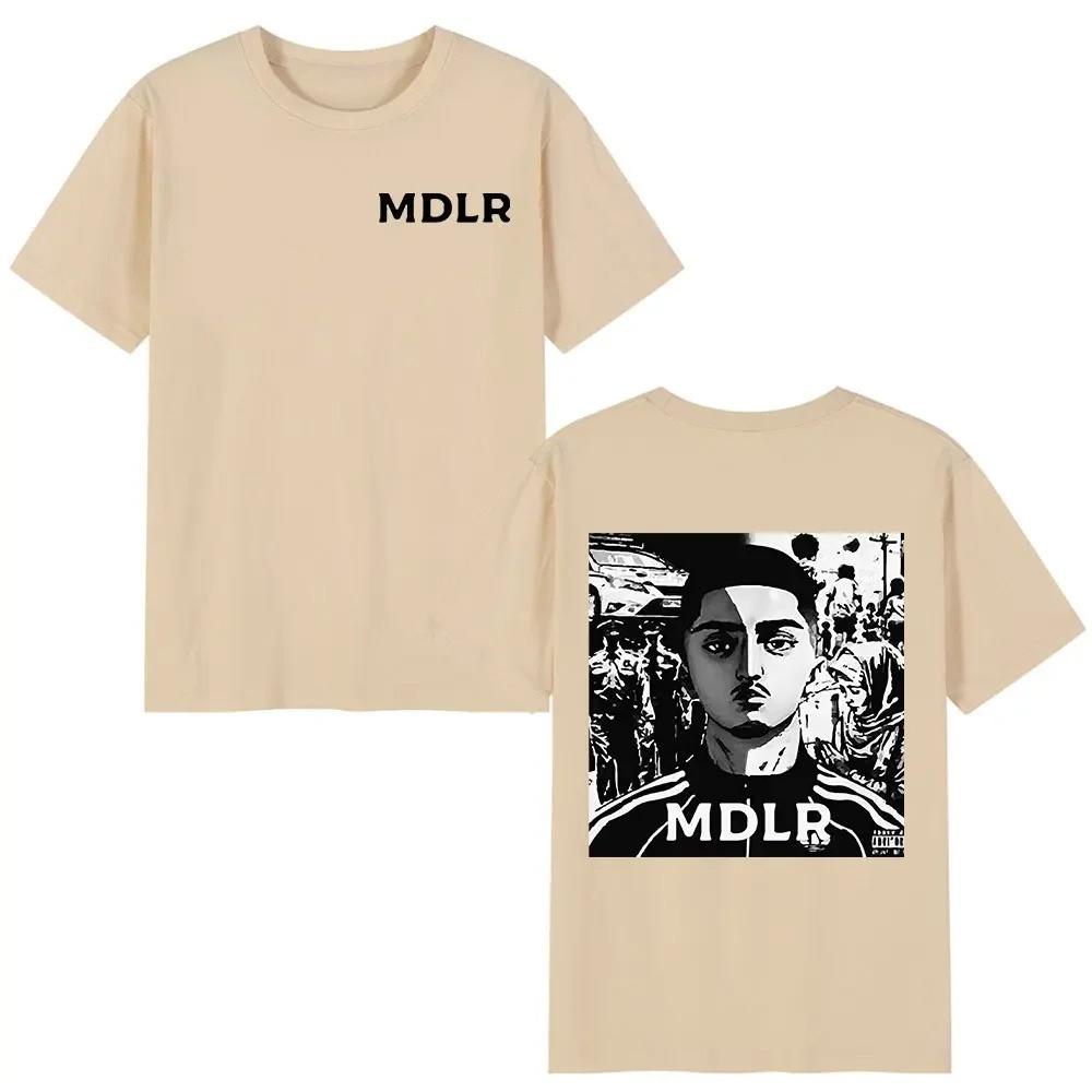 Rapper Morad MDLR Grafikdruck T-Shirt Mode Hip Hop Street Kurzarm T-Shirts 2025 Herren Damen Hohe Qualität T-Shirt