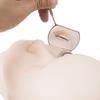 Large Rectangle Eyelash Inspection Mirror with Stainless Steel Handle