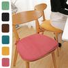 Thickened D-Shape Corduroy Seat Cushion For Dining Chairs,Classic Style,All-Season Comfort, Sewn Seam Closure, Multipurpose Use