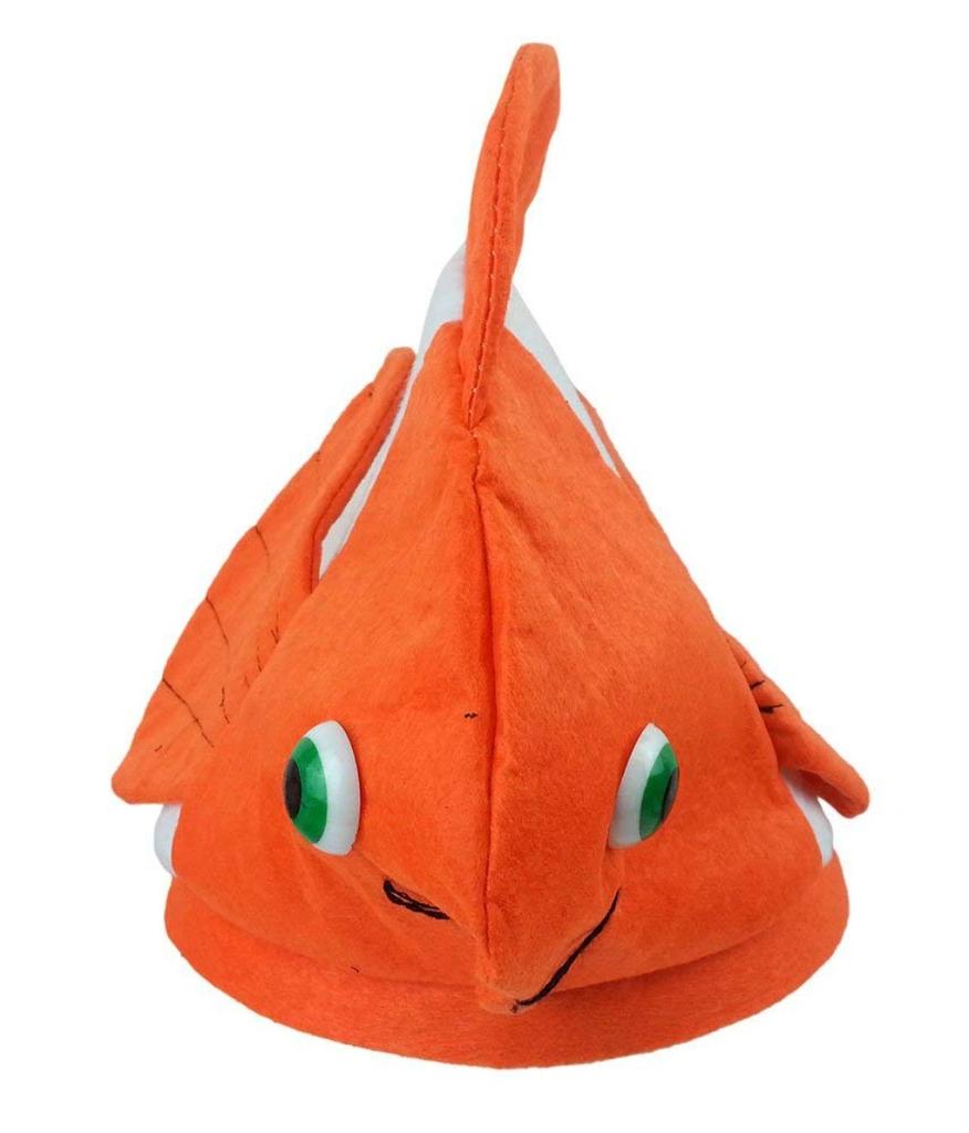 Fish Hat Clown Fish Ocean Animal Costume for Funny Party Hat Sea Animal Hat