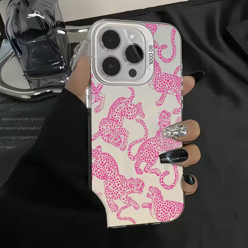 Fashionable Leopard Print Anti-Drop Phone Case For Xiaomi Mi 13 12 11 Lite 5G 14 13T 12T 14T Poco M6 X6 X5 F5 F6 Pro 4G Cover