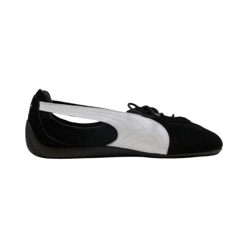 Puma Speedcat Ballet Nova Women Retro Cowhide Ballet Trainers Black 408340-02