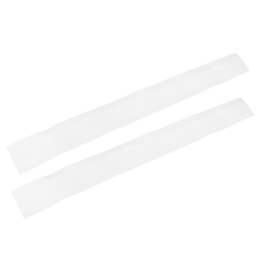 2Pcs Silicone Cooktop Gap Cover Kitchen OilProofing Sealing Strip for Home Kitchen(White 21in )