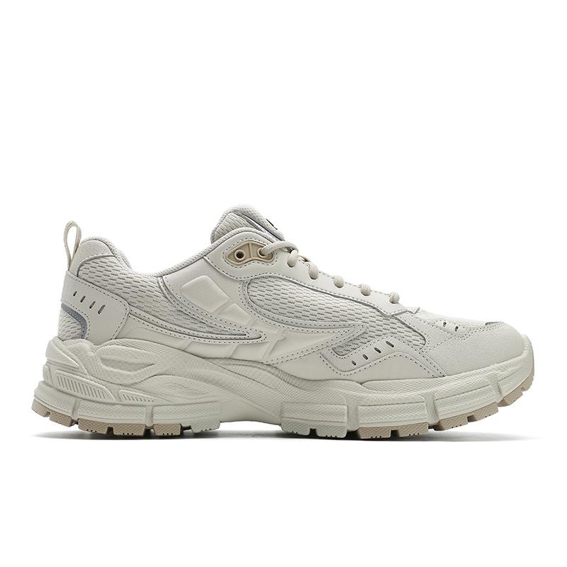 FILA Blade Textile, Synthetic Leather Breathable Low top Running Shoes Men's Oats Brown F12M512101FOA