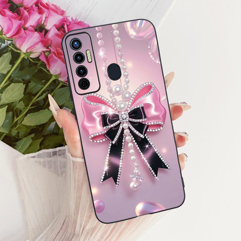 Stoßfeste Hülle für Tecno Camon 17 Pro 17P Hülle CG7 CG7n CG8 CG8h Niedliche Cartoon Weiche Schale für Tecno Camon 17 CG6 CG6j Rückseite