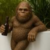 Drinking Sasquatch Figurine Wine Cocktail Savage Statue Resin Wild Man