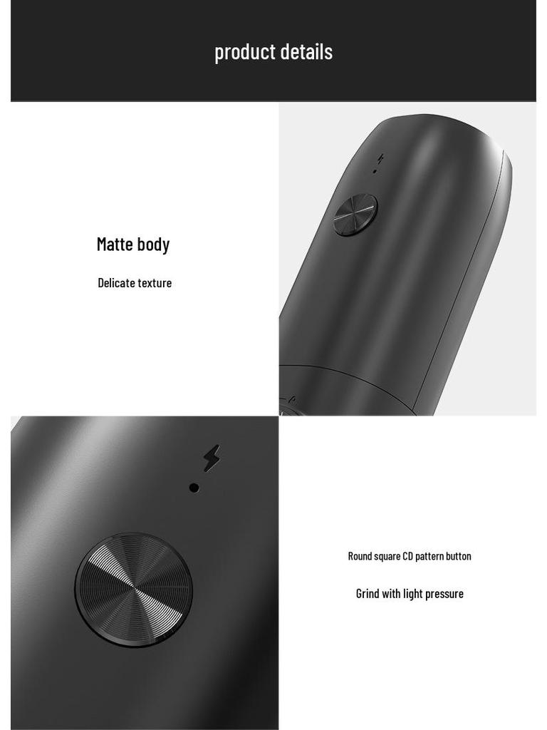 Automatic Electric Pepper Mill and Spice Grinder Bottle