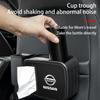 Car Seat Back Trash Can Storage Box Storage Pocket For Nissan Qashqai Tiida Kicks Versa Leaf Sentra Altima X-trail Accessories