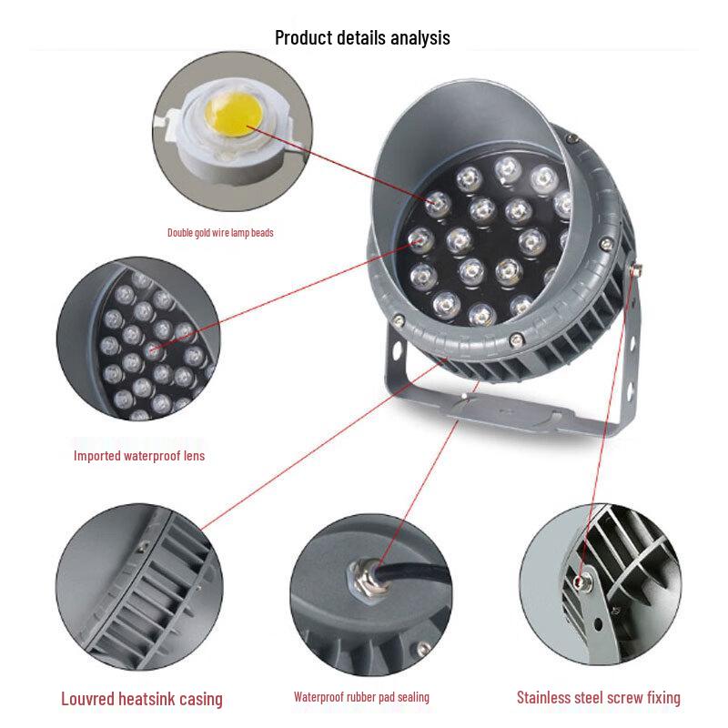 LED Outdoor Waterproof RGB Landscape Tree Spotlight