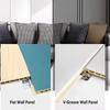 100 Piezas Clips para Paneles de Pared WPC Clip Metálico Para Revestimiento Ranurado de Pared y Techo WPC Clip Solamente Interior y Exterior Varios Tamaños