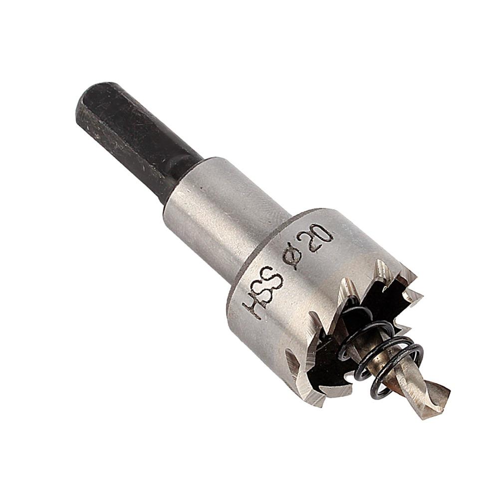 HSS 4341 Hole Saw Cutter 20mm Diameter Metal Drill Bit Heavy Duty Hole Saw For Wood Drilling