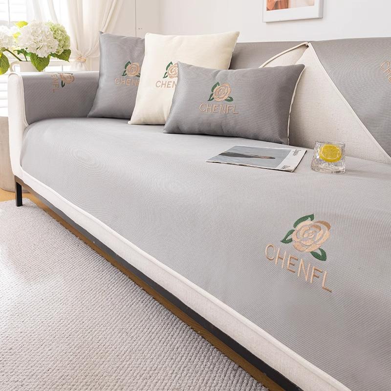 

Ice Silk Mat, Sofa Cushion, Non-Slip And Cool Cushion, High-Grade Non-Stained Hair, Anti-Cat Scratch Sofa Cover, Summer Sofa Seat Cushion 70*70cm