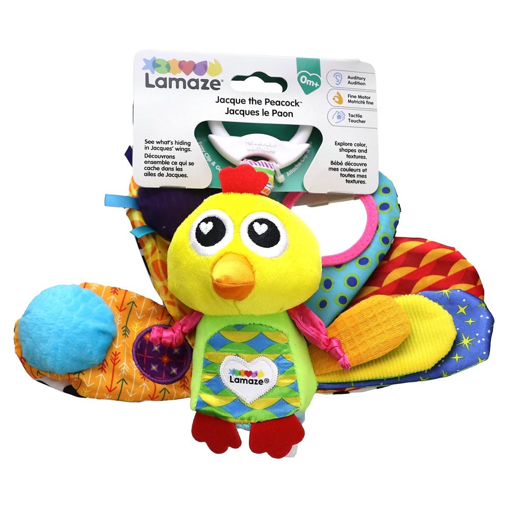 LAMAZE Jacques the Peacock, 0 Months+, 1 Piece
